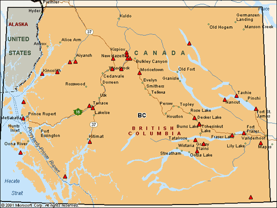 British Columbia : zone BC3N