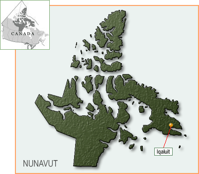 Carte du Nunavut